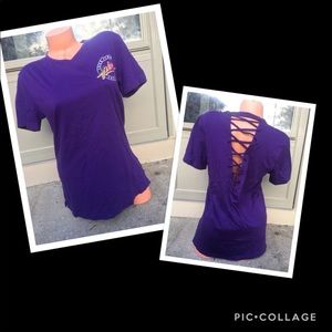 Xs lace up campus shirt